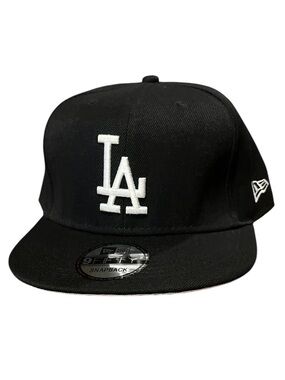 Los Angeles Dodgers New Era 9Fifty SnapBack Adjustable Hat Black & White